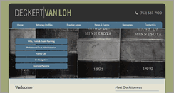 Desktop Screenshot of deckertvanloh.com